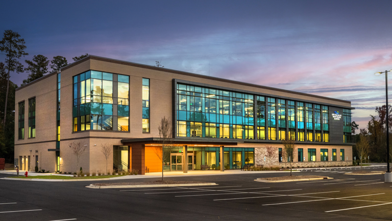 Exterior of Cape Fear Valley Cancer Center